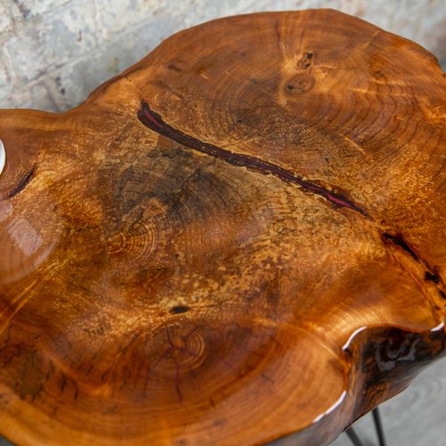 River Live Edge Tables Natural wood and resin